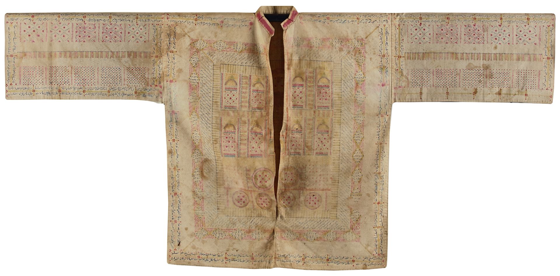 A YOUNG MAN'S TALISMANIC SHIRT, INDIA,17TH CENTURY