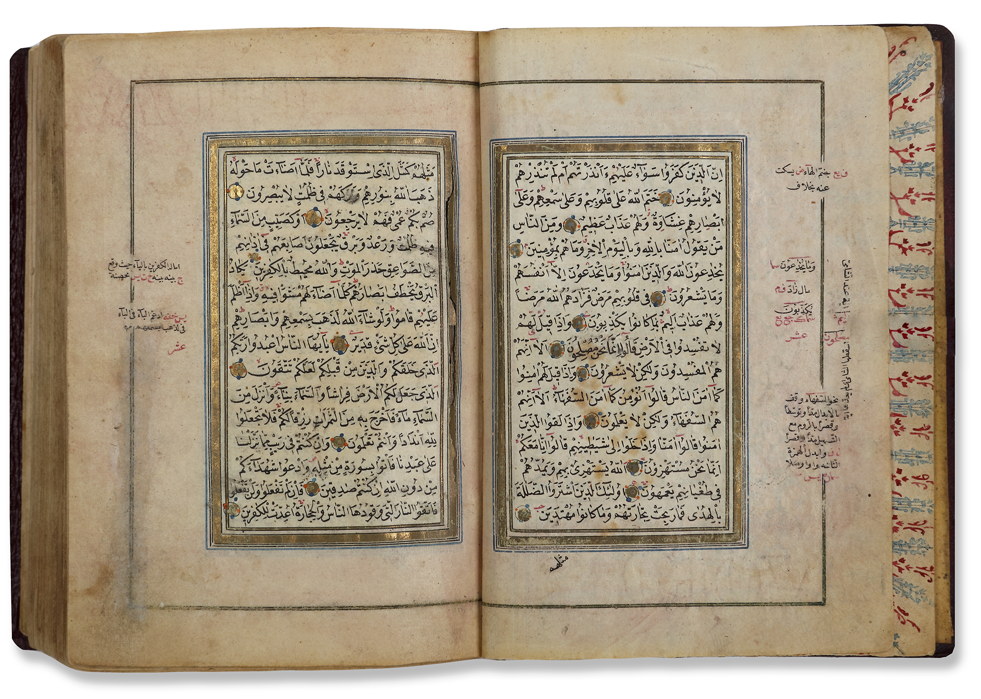 A SMALL ILLUMINATED QURAN, OTTOMAN TURKEY, DATED 22ND SHA'BAN 1249/4TH JANUARY 1834 - Image 13 of 16