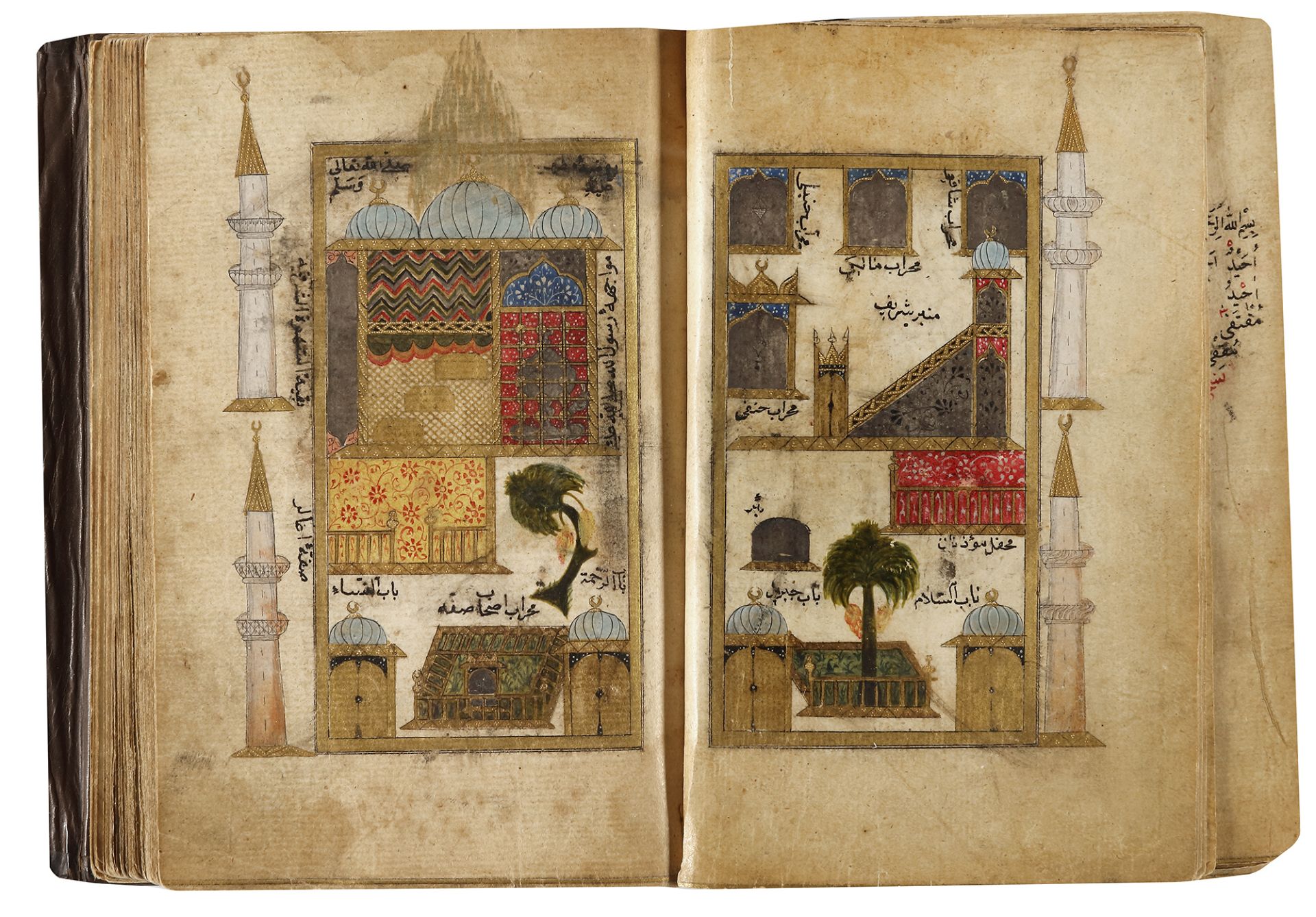 A COLLECTION OF PRAYERS, INCLUDING AN ILLUMINATED DALA IL AL KHAYRAT, TURKEY, OTTOMAN, 18TH CENTURY - Image 3 of 10