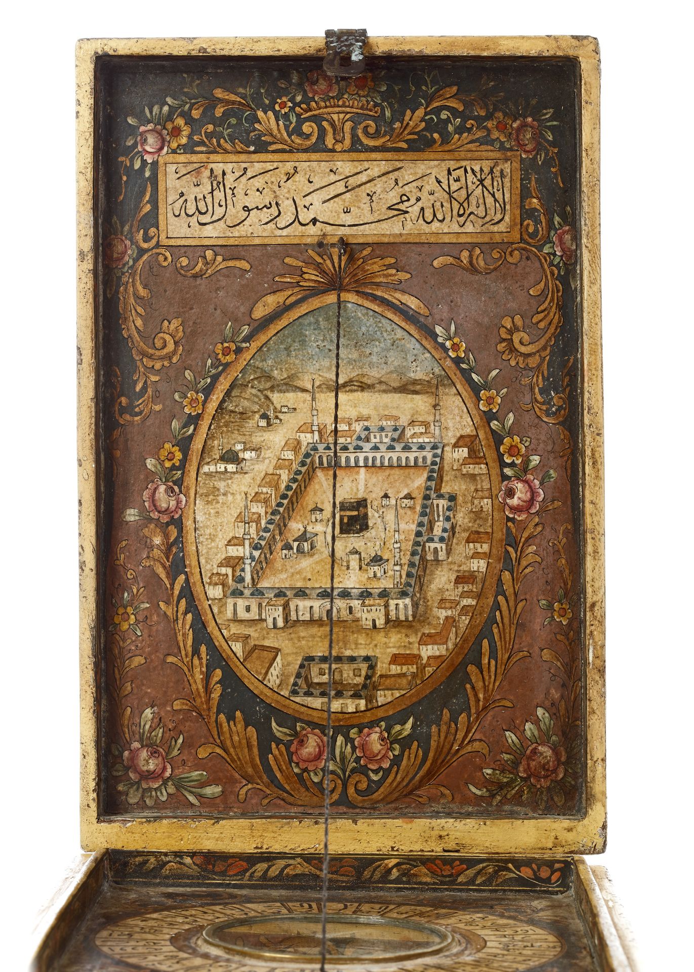 AN OTTOMAN COMPASS AND QIBLA INDICATOR , 19TH CENTURY - Image 5 of 10