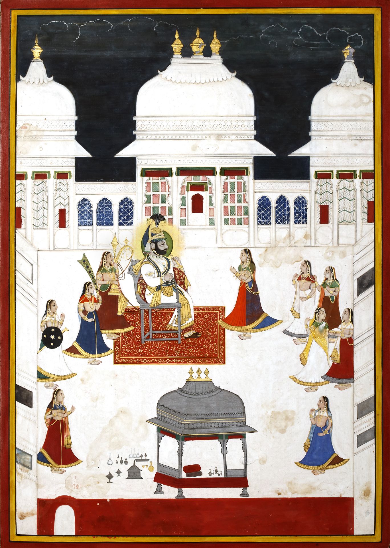 MAHARAJA BHIM SINGH OF DEVGARH, CIRCA 19TH CENTURY