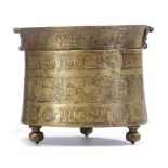 A BRONZE LIDDED DAWAT, 12TH-13TH CENTURY, CENTRAL ASIA