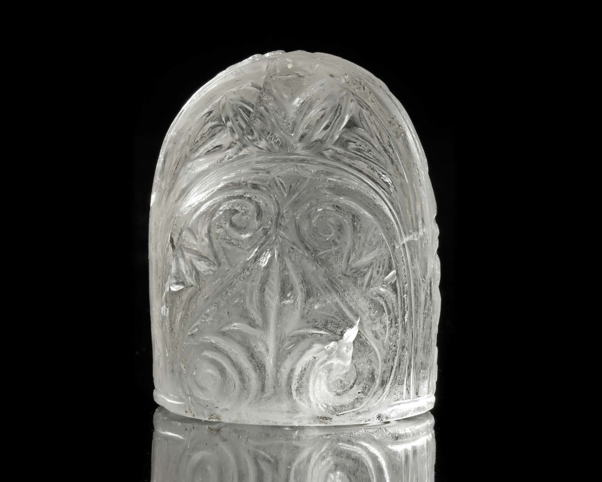 A KING (SHAH) ROCK CRYSTAL CHESS PIECE, IRAQ OR KHORASAN, LATE 9TH-EARLY 10TH CENTURY - Image 10 of 14
