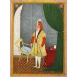 A PORTRAIT OF MAHARAJA RANJIT SINGH, PUNJAB PLAINS, NORTH INDIA, 19TH CENTURY