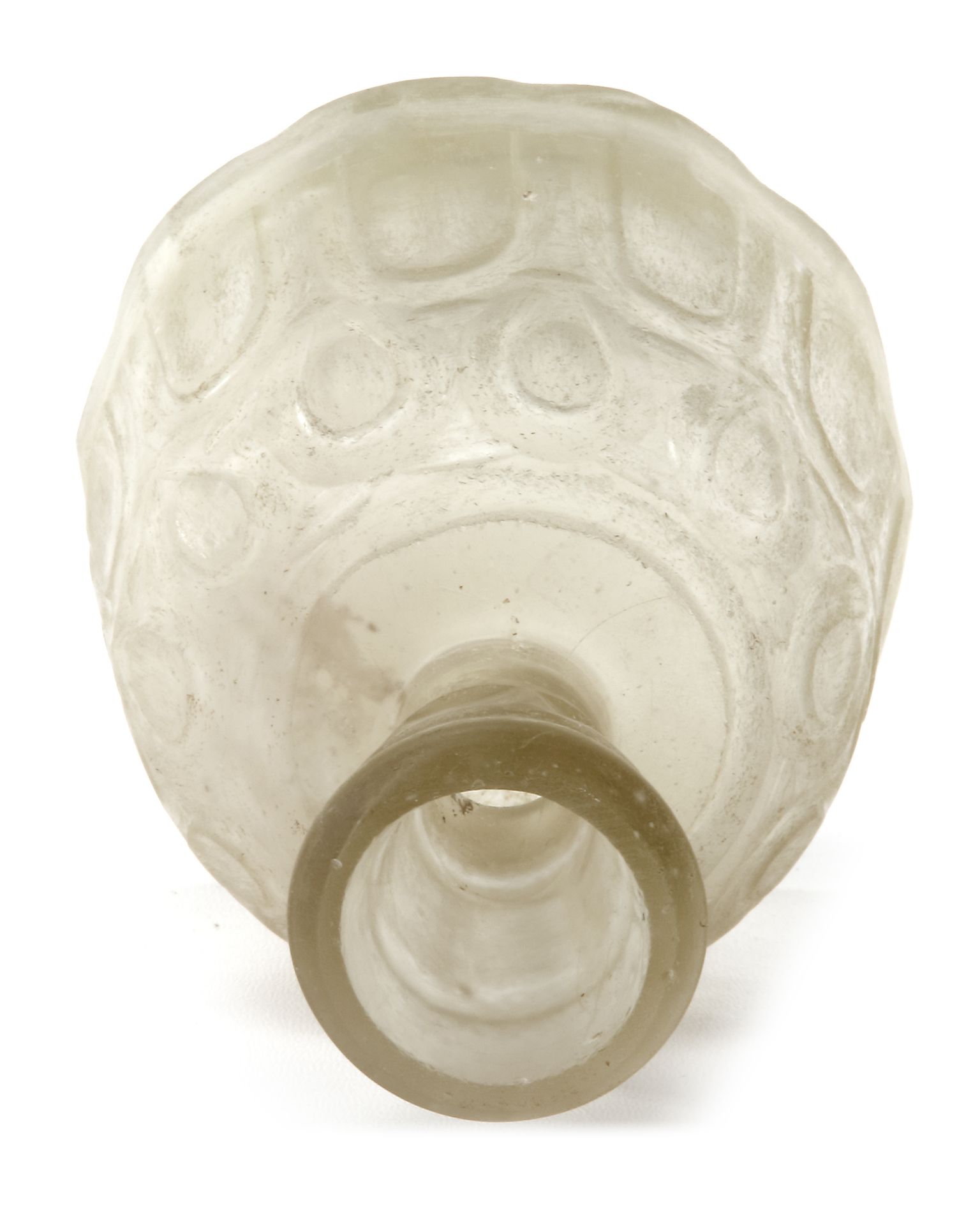 A WHEEL-CUT CLEAR GLASS BOTTLE NORTH EAST PERSIA, 9TH-10TH CENTURY - Image 5 of 9