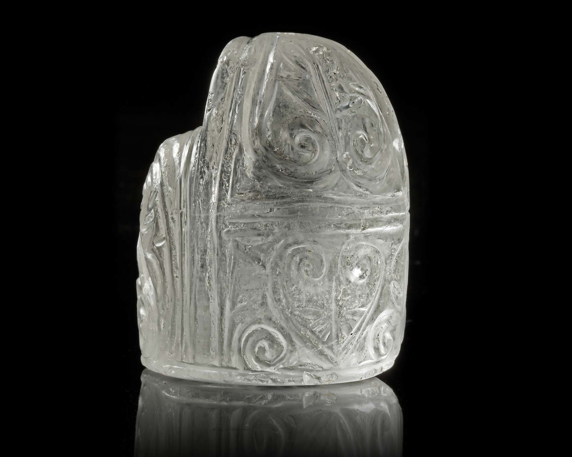 A KING (SHAH) ROCK CRYSTAL CHESS PIECE, IRAQ OR KHORASAN, LATE 9TH-EARLY 10TH CENTURY - Image 7 of 14