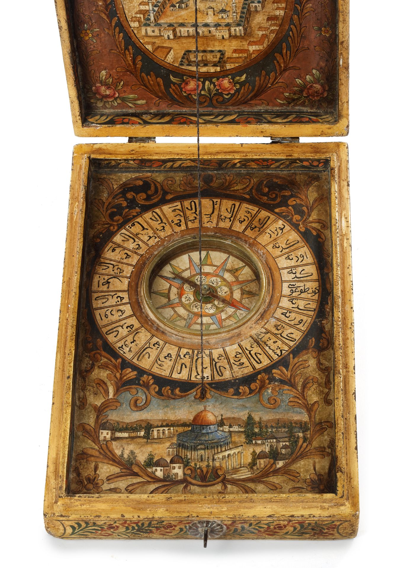 AN OTTOMAN COMPASS AND QIBLA INDICATOR , 19TH CENTURY - Image 3 of 10