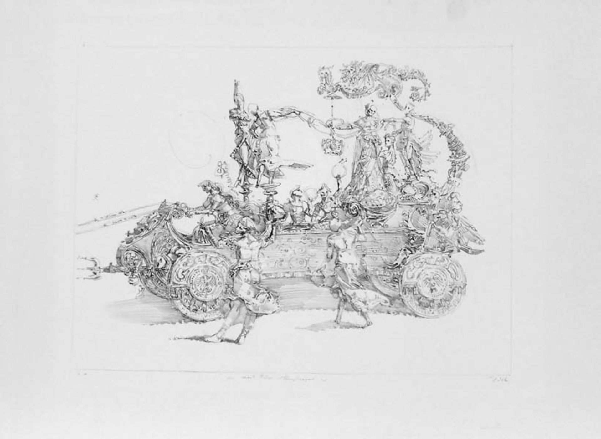 Tübke, Werner. Triumphwagen des Kaisers Maximilian (nach Dürer)