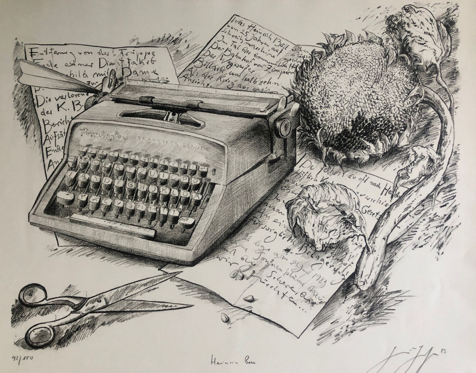 Günter Grass: Bölls Schreibmaschine (1982)