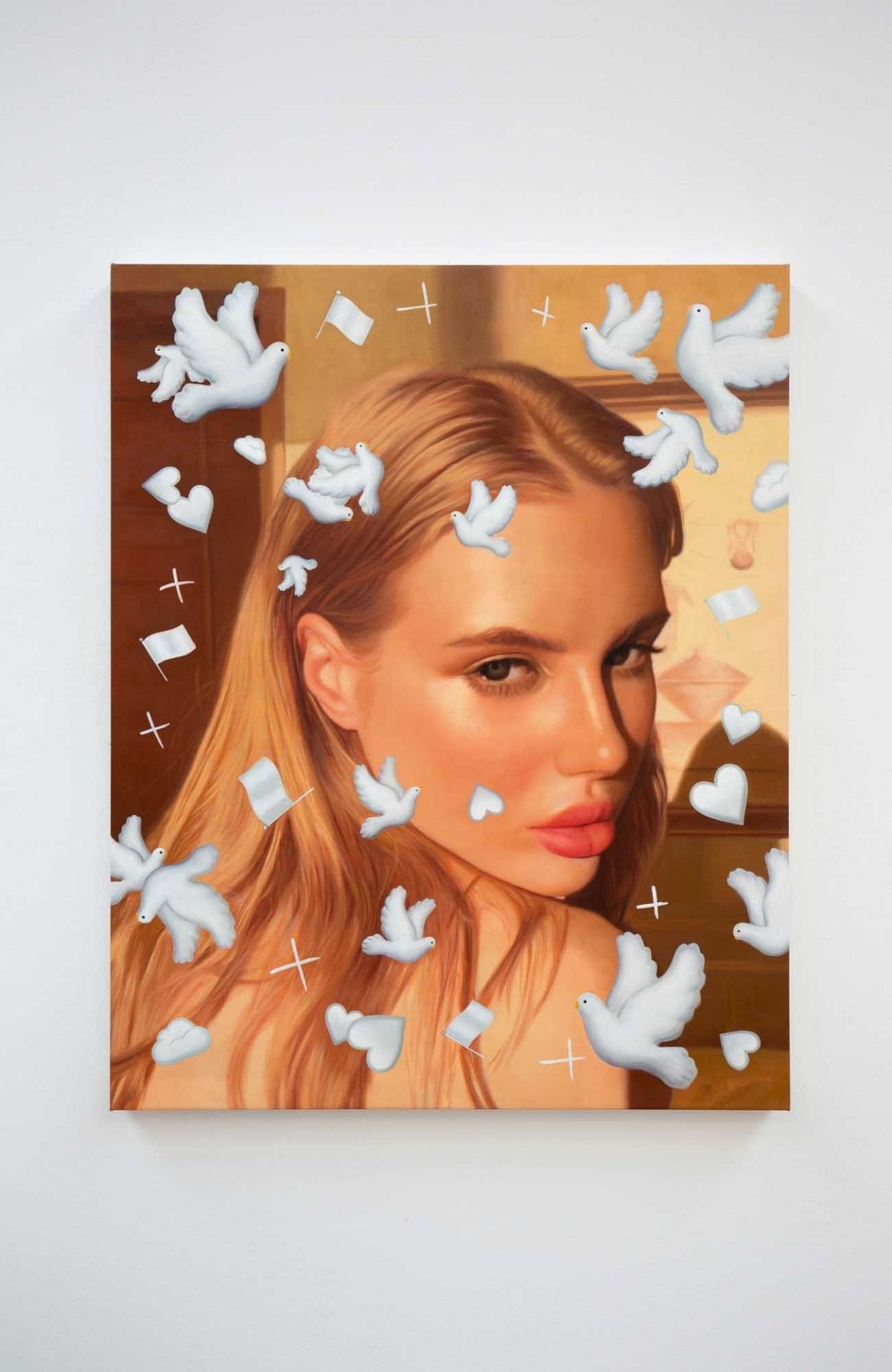 Chris Drange: Helen with doves (2019) - Image 3 of 4