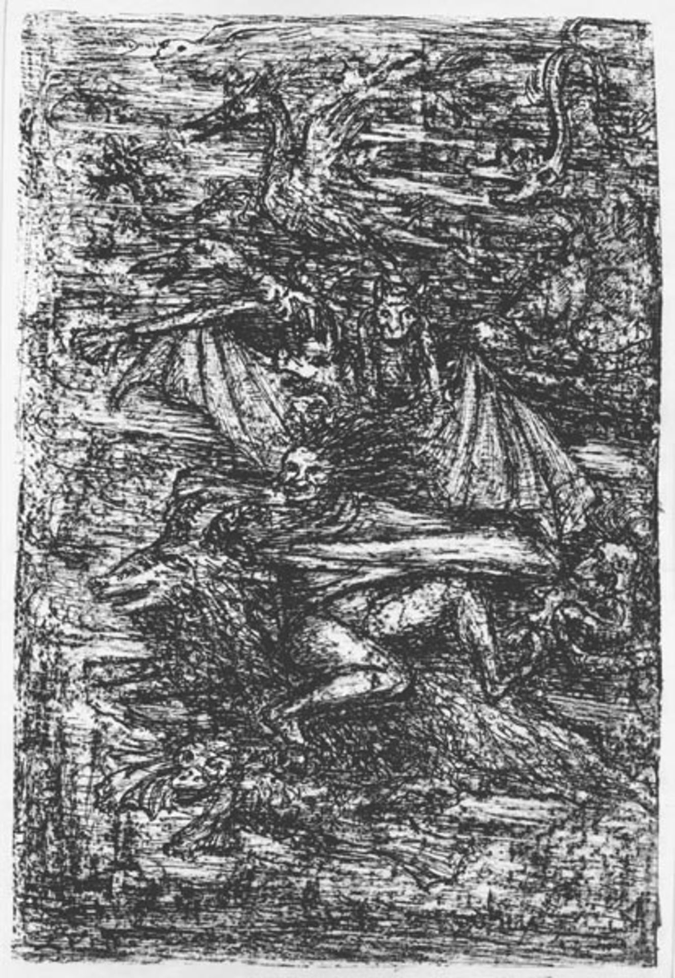 Cremer, Fritz. aus dem Zyklus Walpurgisnacht, Blatt 8: Zauberchor