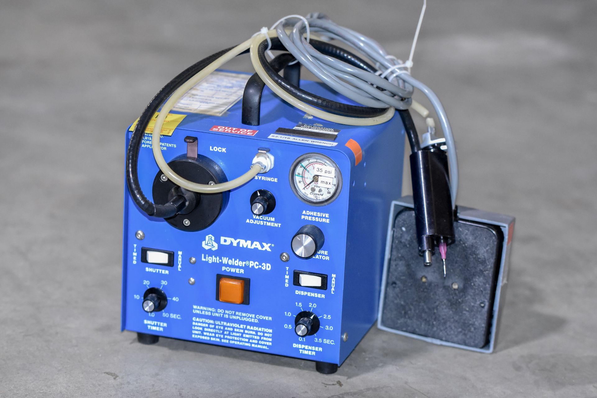 Dymax Light-Welder PC-3D 35 PSI Max