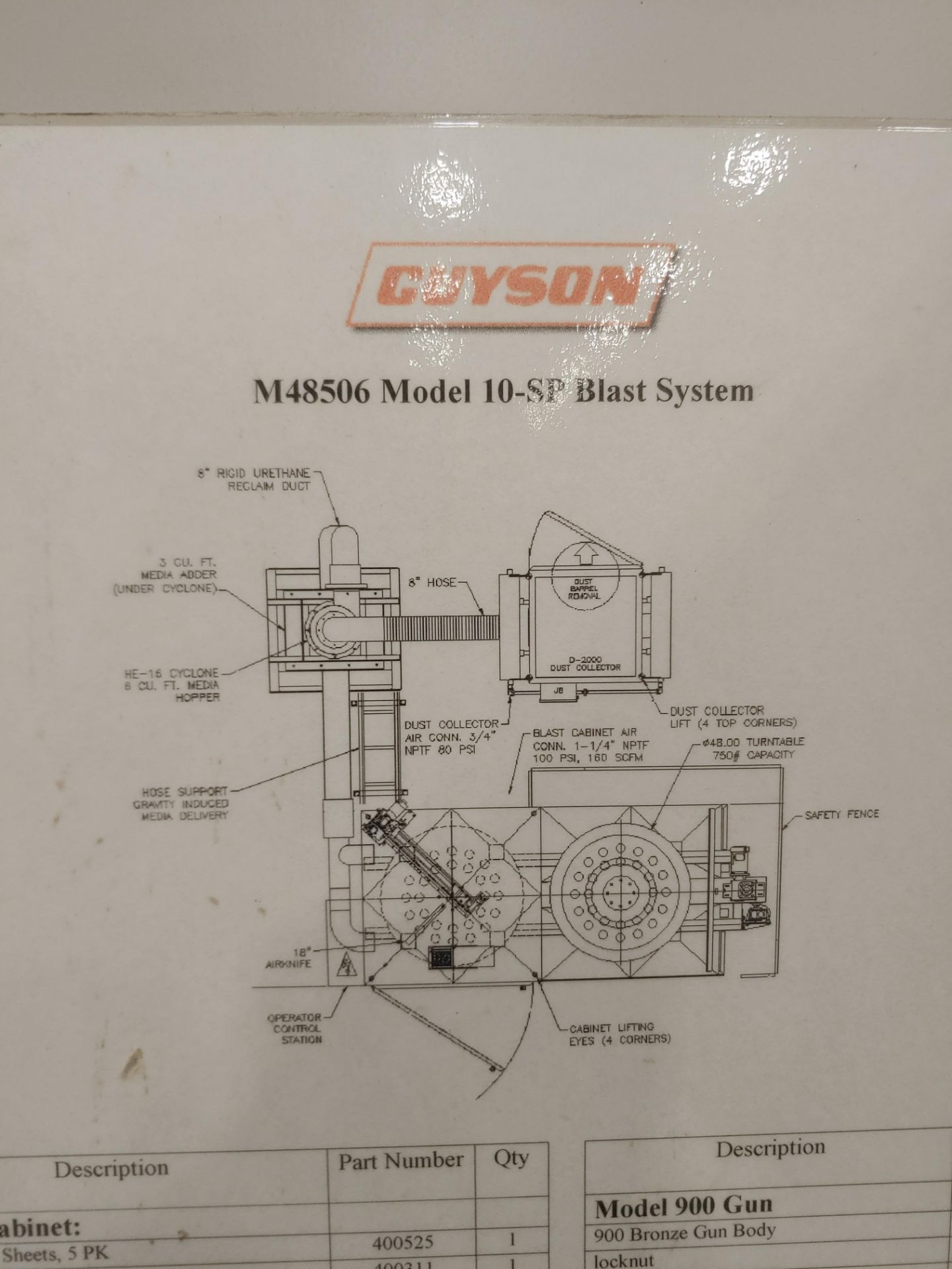 Guyson Multi Blast Blasting Cabinet - Image 17 of 19