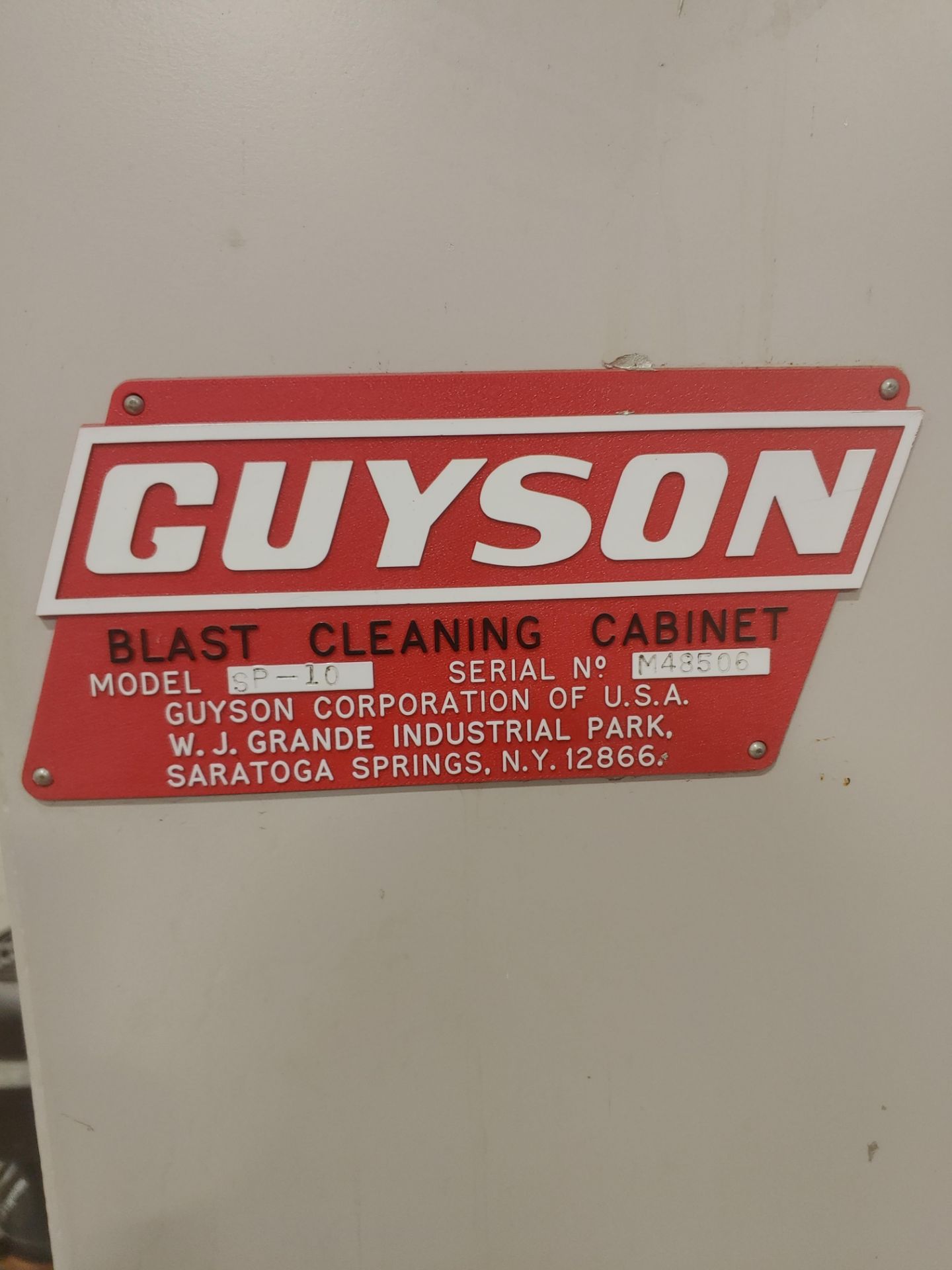 Guyson Multi Blast Blasting Cabinet - Image 12 of 19