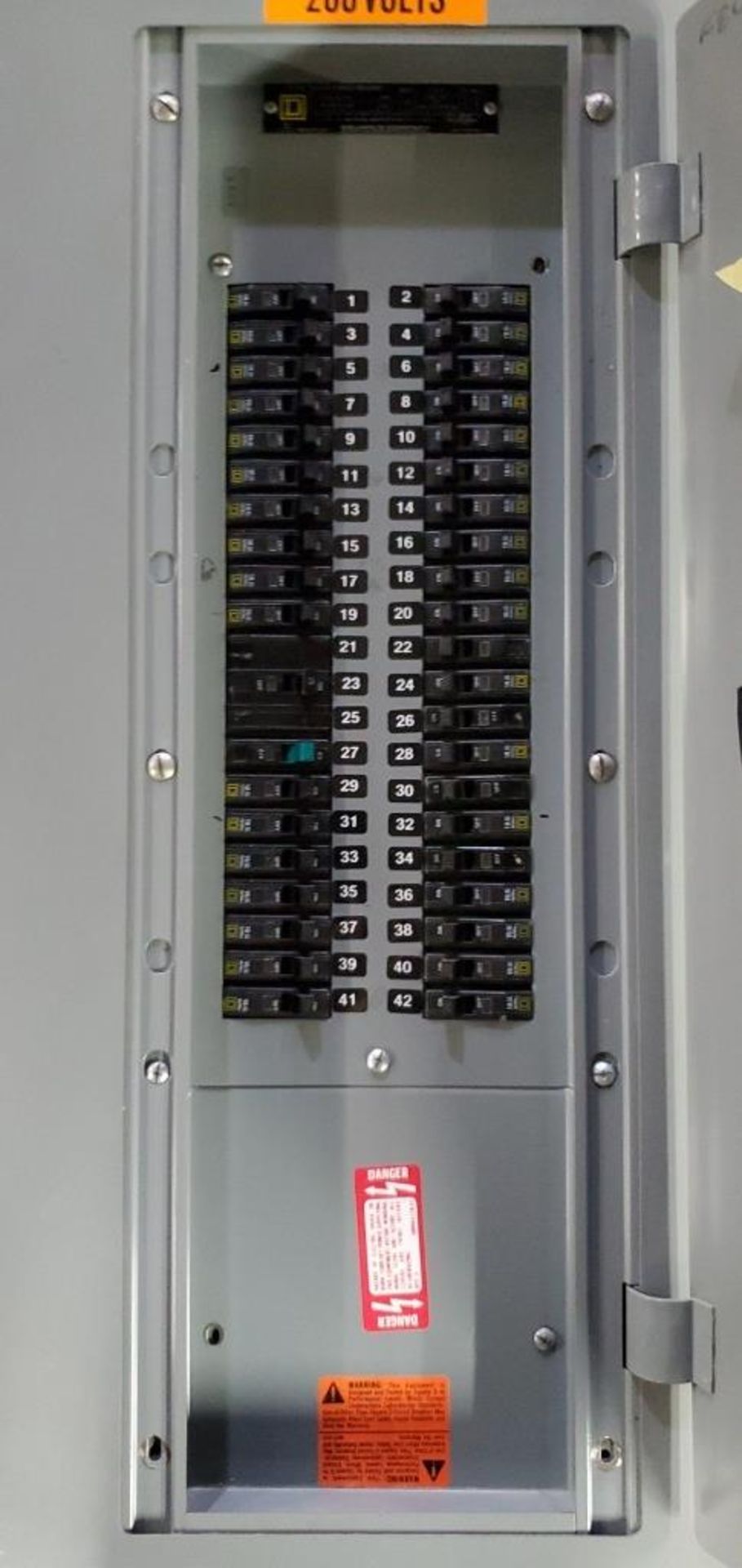 (2) Square D Lockable Breaker Panels - Image 3 of 8