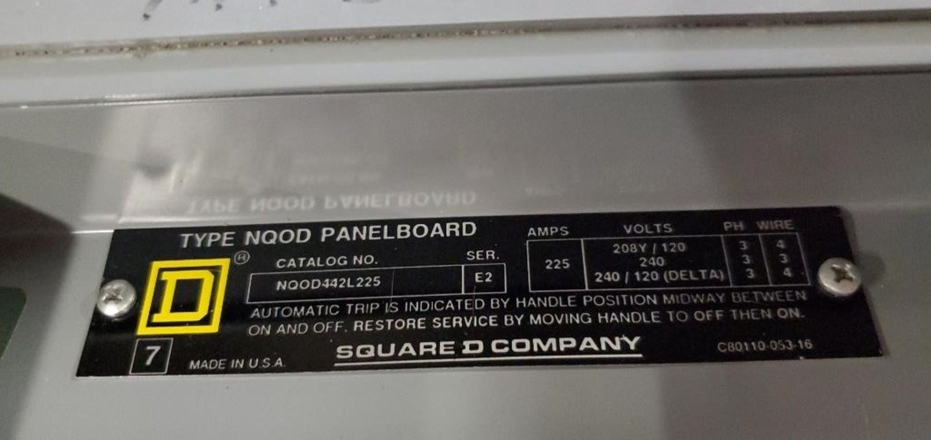 (2) Square D Lockable Breaker Panels - Image 8 of 8