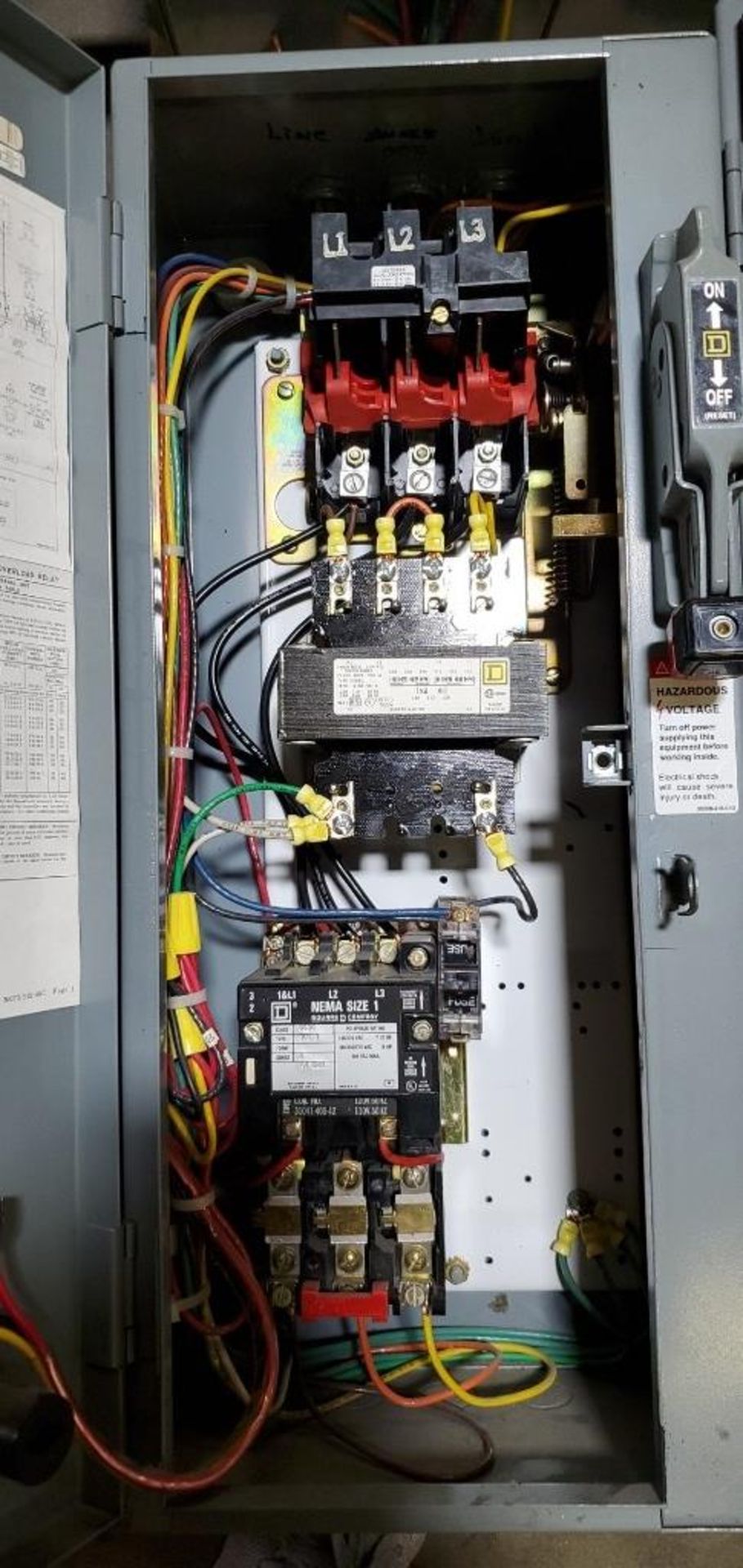 (5) Square D Electrical Control Panels - Image 3 of 6