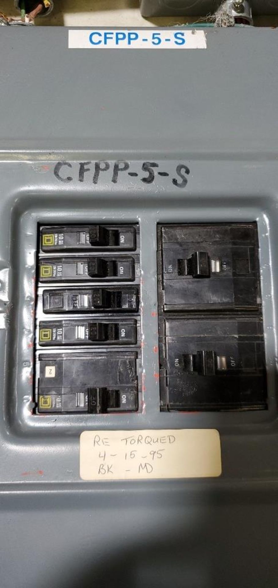 (2) Square D Electrical Controls (1) Circuit Panel - Image 2 of 2