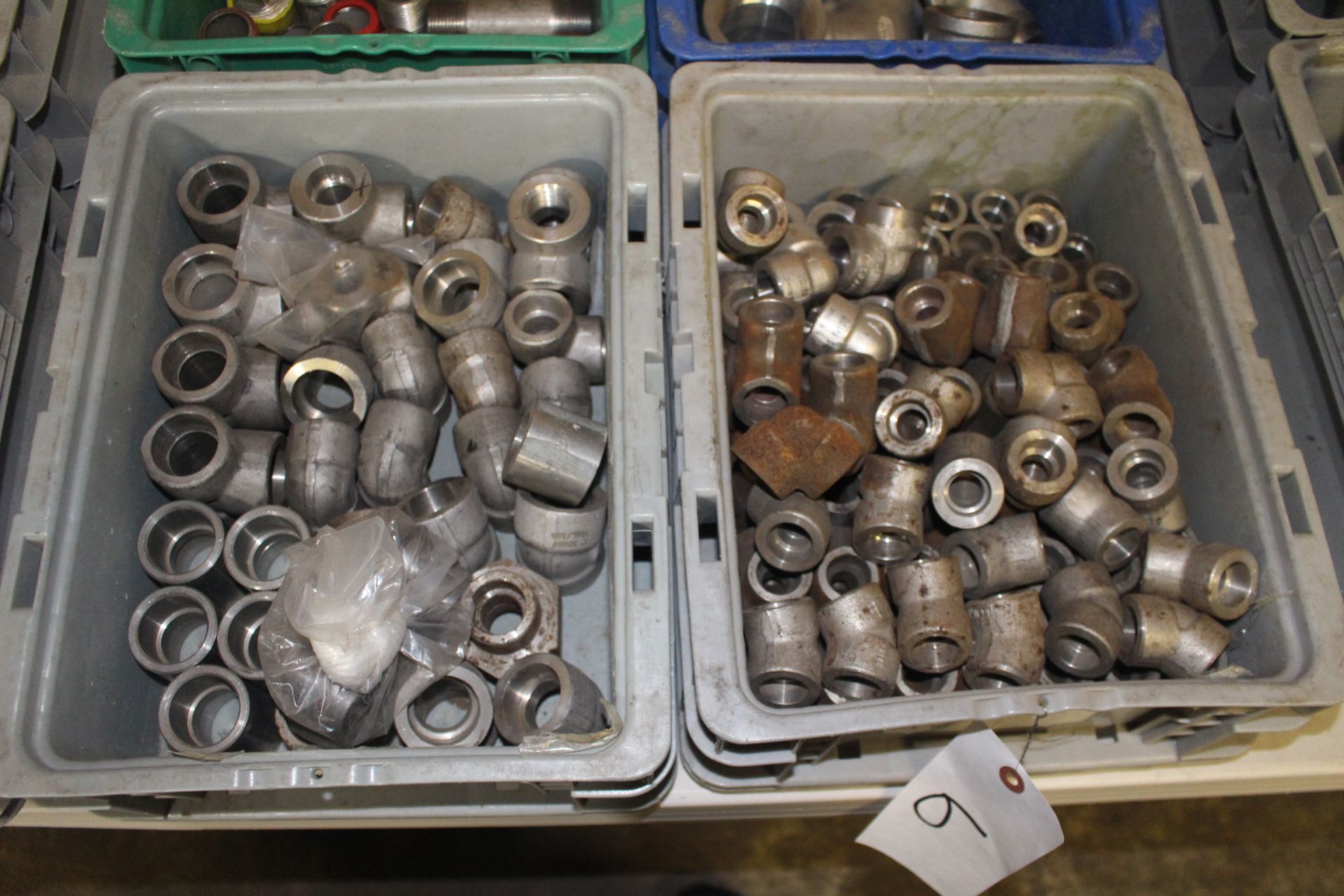 Four Bins of Stainless Steel Fittings - Image 2 of 3