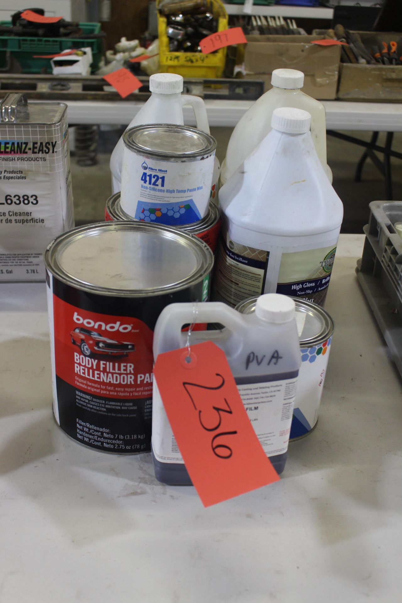 Bondo Paint, Paste Wax and More