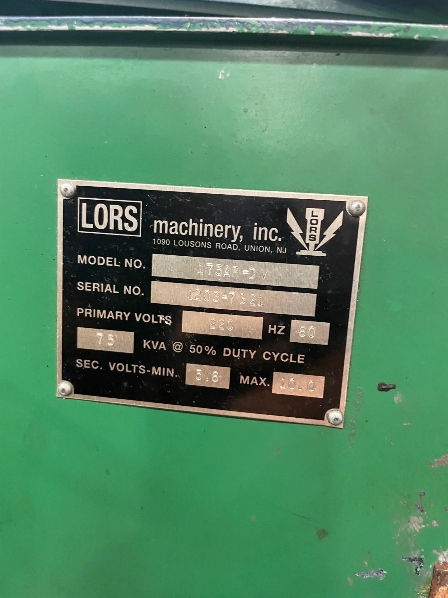 Lors Machinery Inc 48” Spot Welder - Image 4 of 4