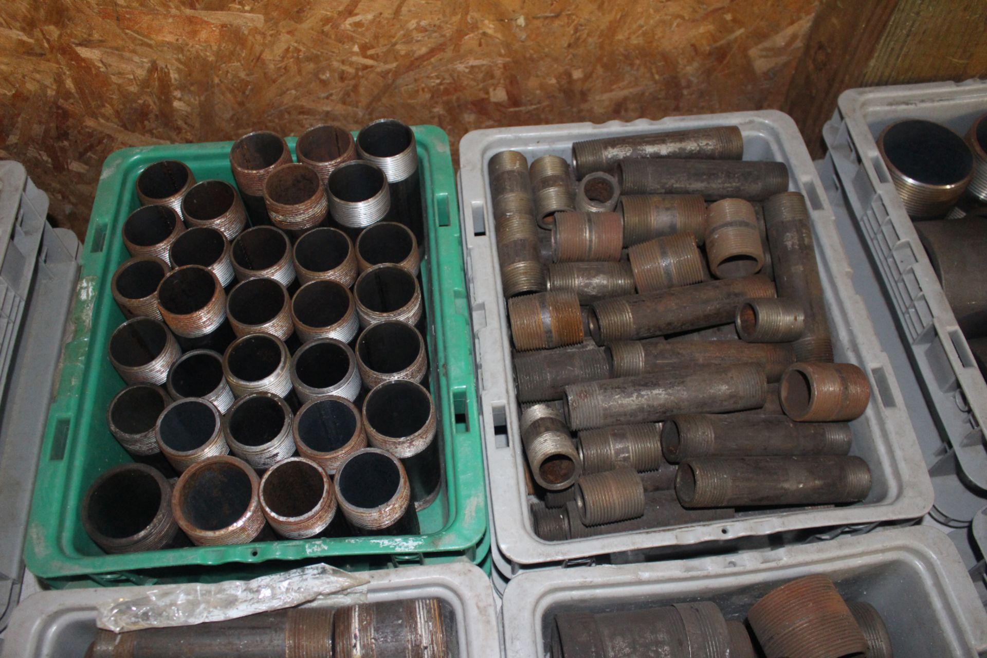 Four Bins of Steel Pipe Fittings - Image 3 of 3