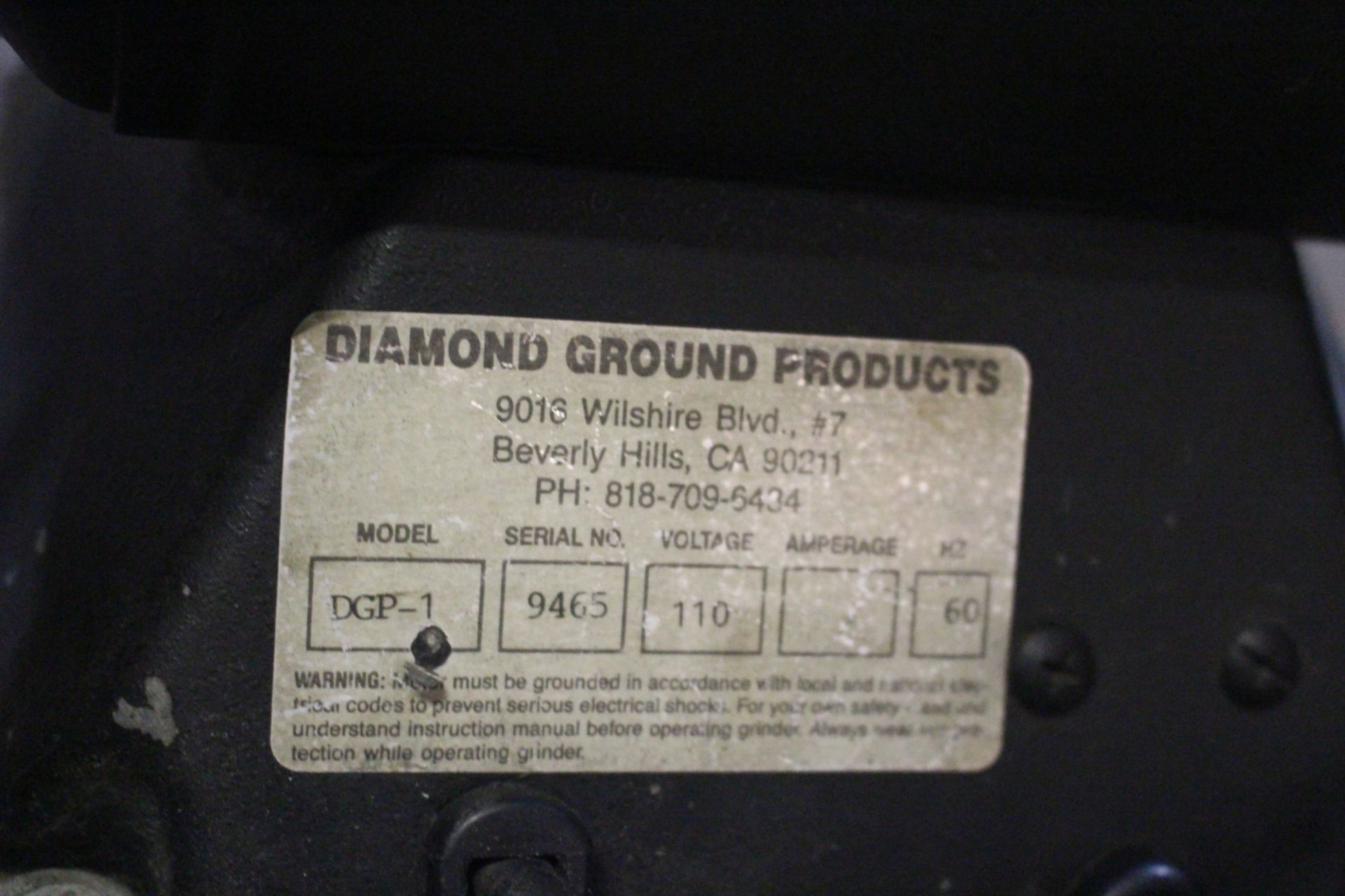 Diamond Ground Products Grinder w/ Vacuum - Image 2 of 2