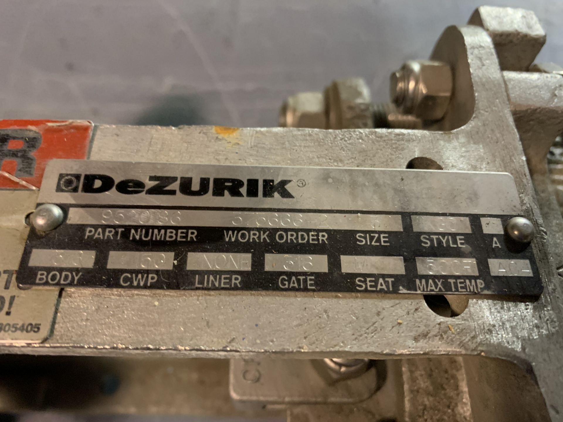 DeZurik 3" Stainless Knife Gate Valve with Ram Drive, Part No. 9520186 NEW - Image 2 of 3