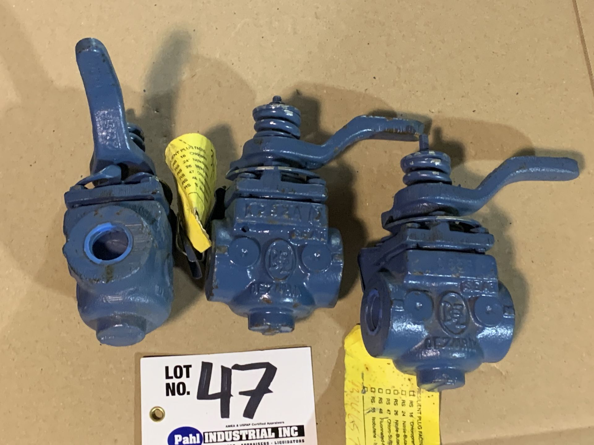 (3) DeZurik 3/4" Eccentric Plug Valves PEC 1028890 with Manual Actuator - Image 2 of 2