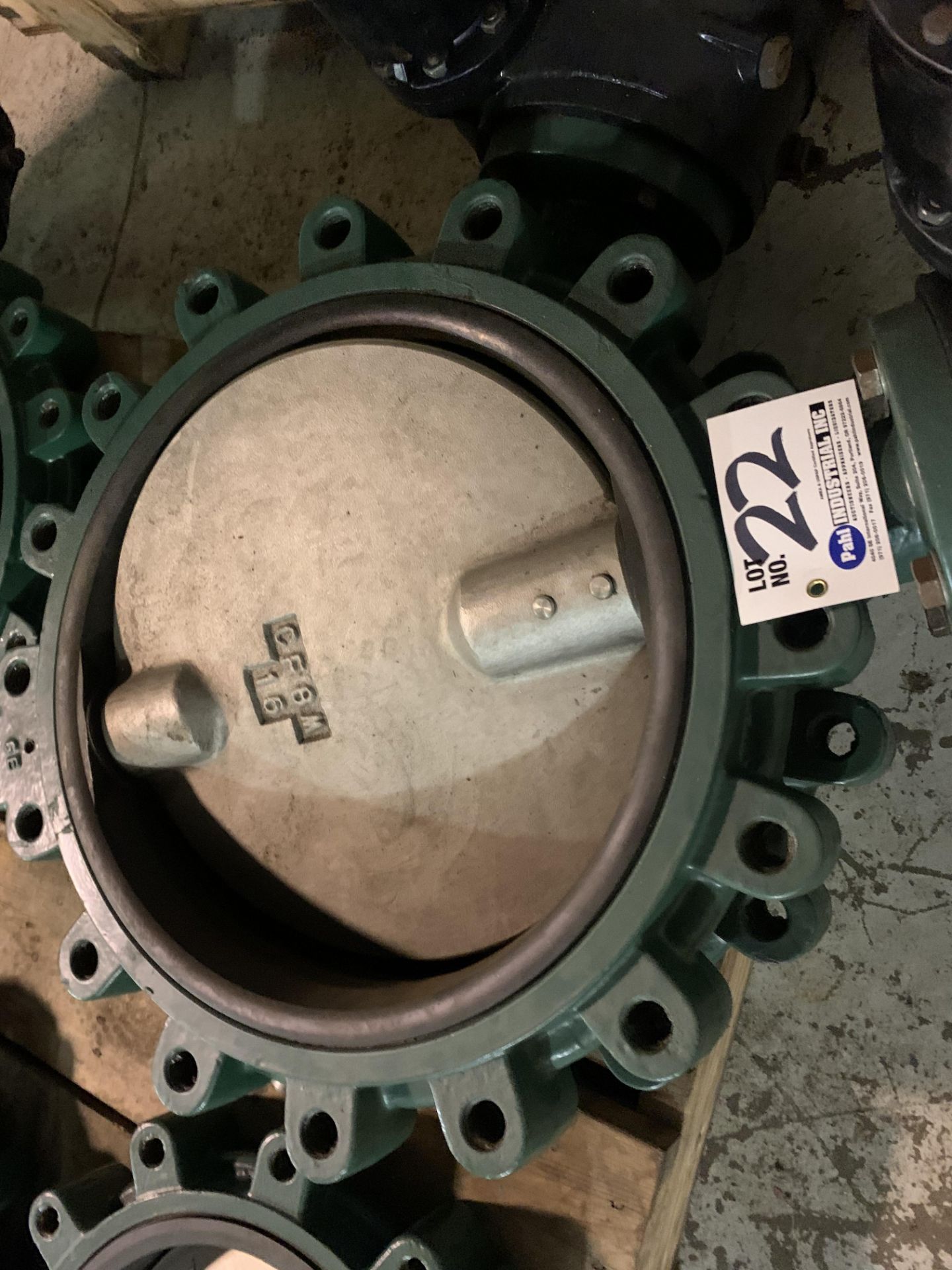 15 1/2" Stainless Gate Valve with Worm Drive NEW - Image 3 of 5