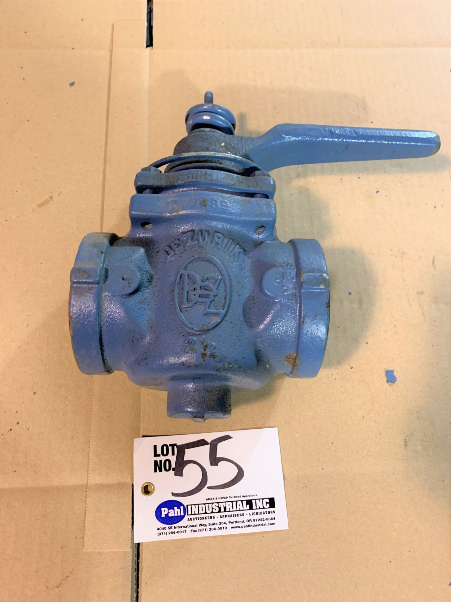 DeZurik 2 1/2" Threaded Plug Valve PEC 1021489