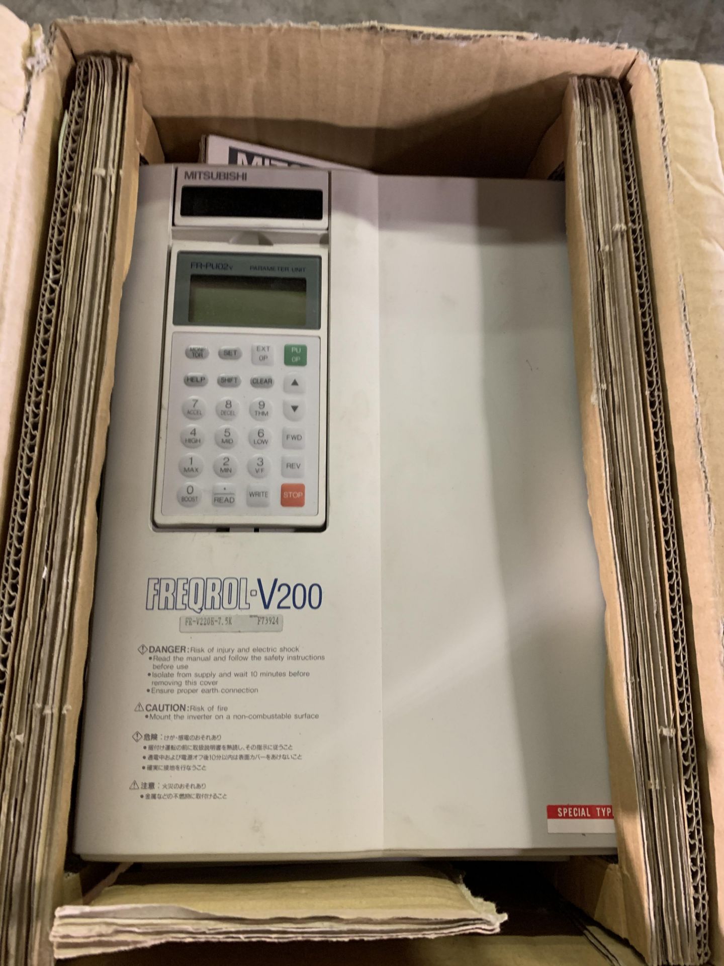 Mitsubishi FreqRol FRA Series Phase Converter with box