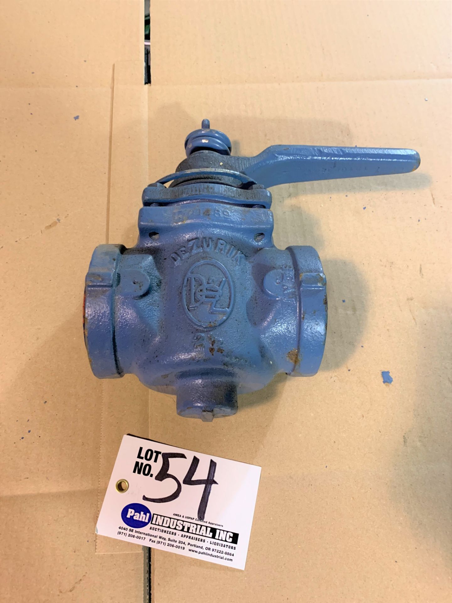 DeZurik 2 1/2" Threaded Plug Valve PEC 1021489