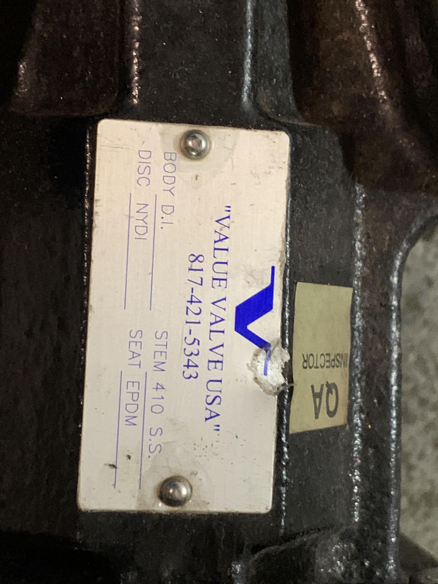 Value Valves USA 11.5" Stainless Knife Gate Valve with Worm Drive NEW - Image 2 of 3