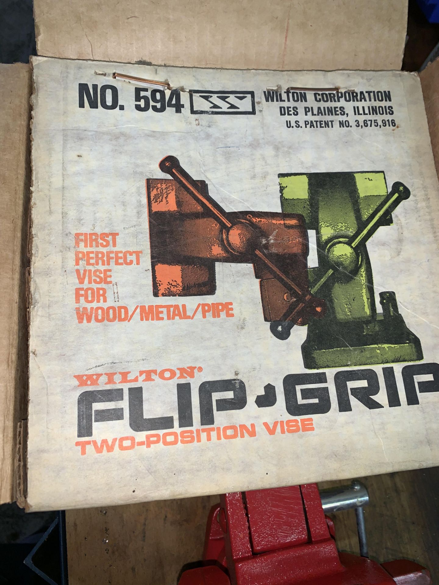 Wilton No. 594 Flip-Grip Two-Position Vise New In Box - Image 2 of 2