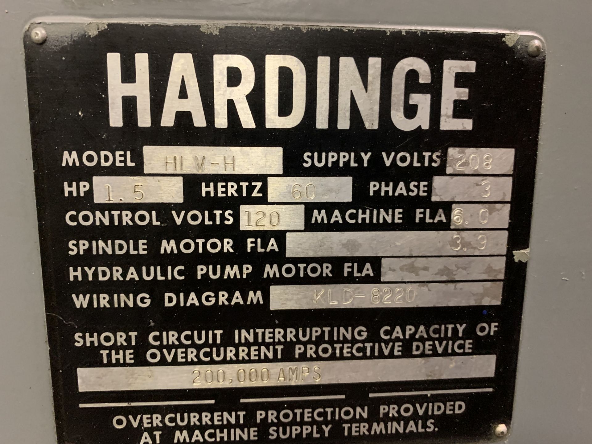 Hardinge HLV-H Inch/Metric Tool Room Lathe, DRO, Fully Tooled - Image 9 of 15