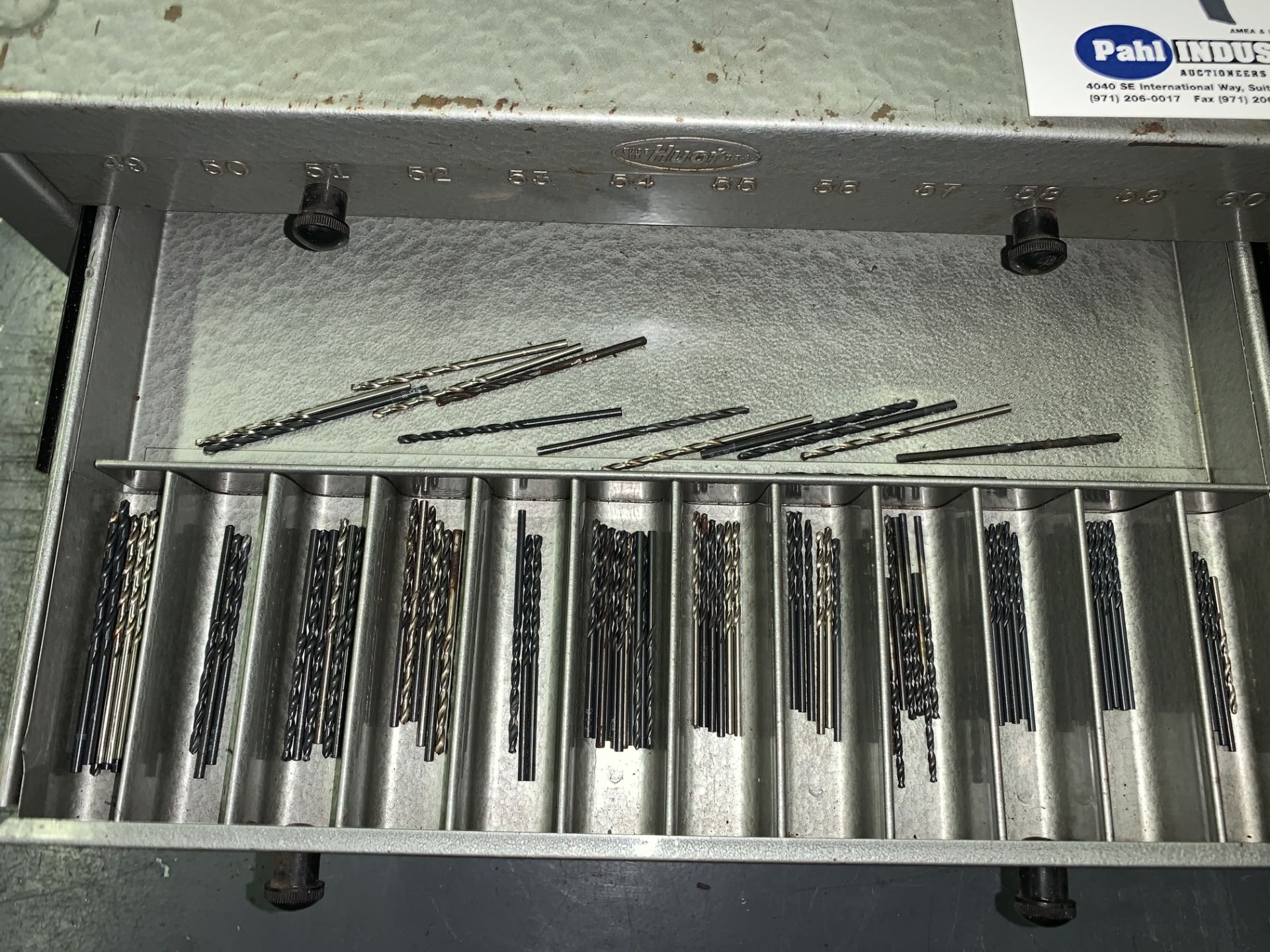 Huot 5-Drawer Drill Bit Index Set No. 1-60 - Image 3 of 6