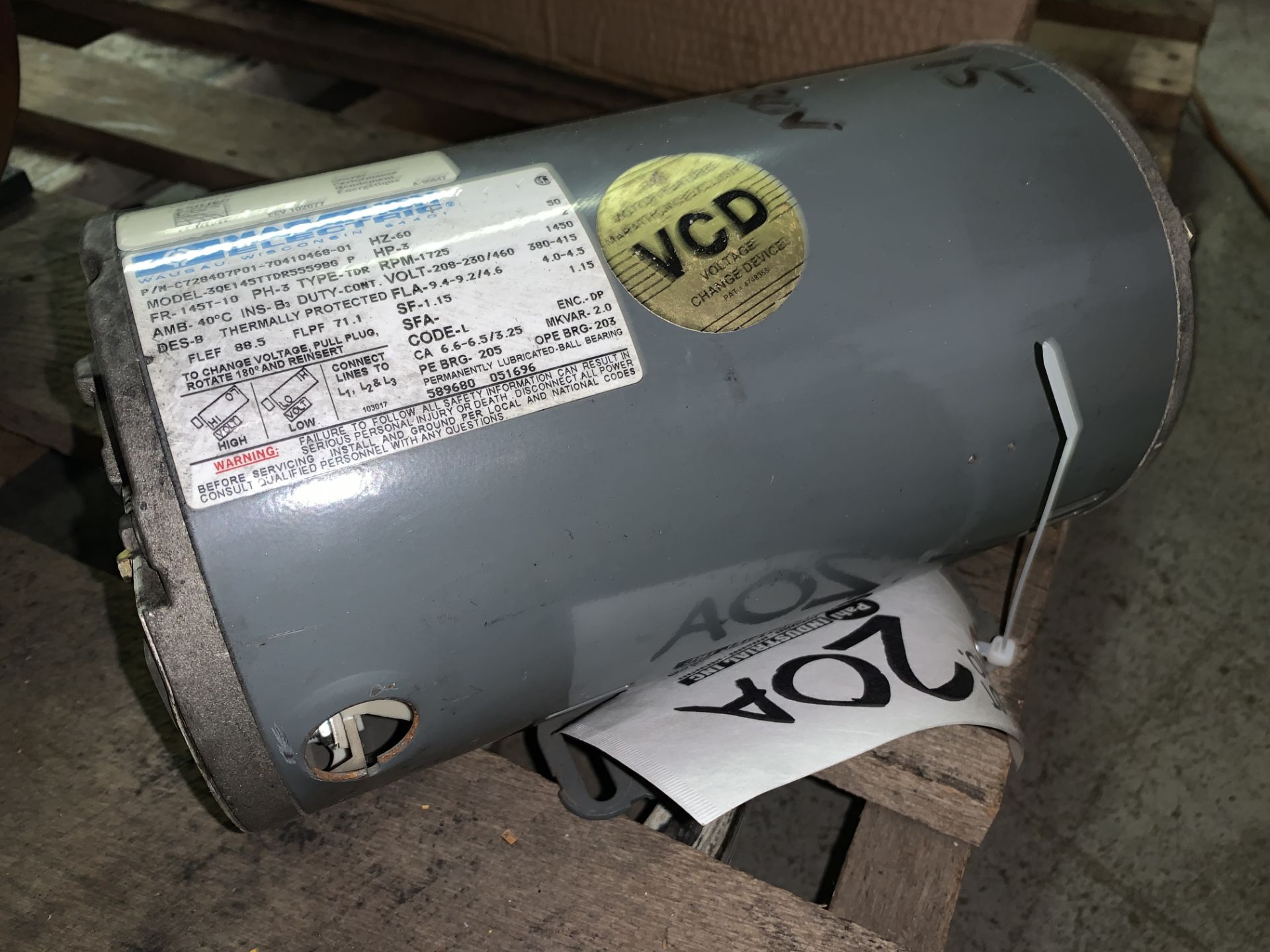 Marathon 2HP Electric Motor 230V