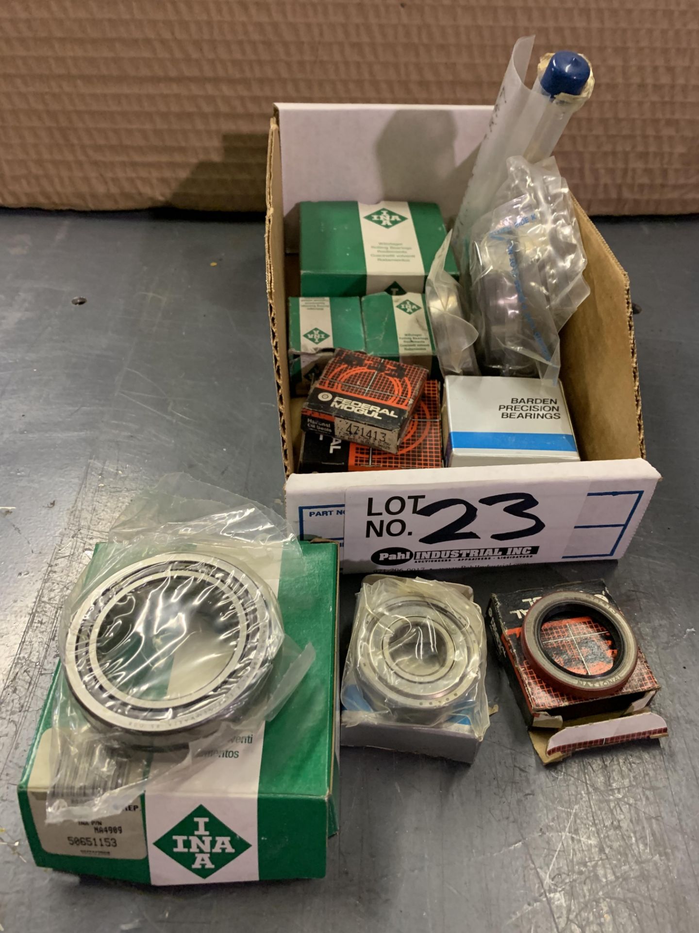 Assorted Barden, Federal Mogul, INA Bearings New In Box