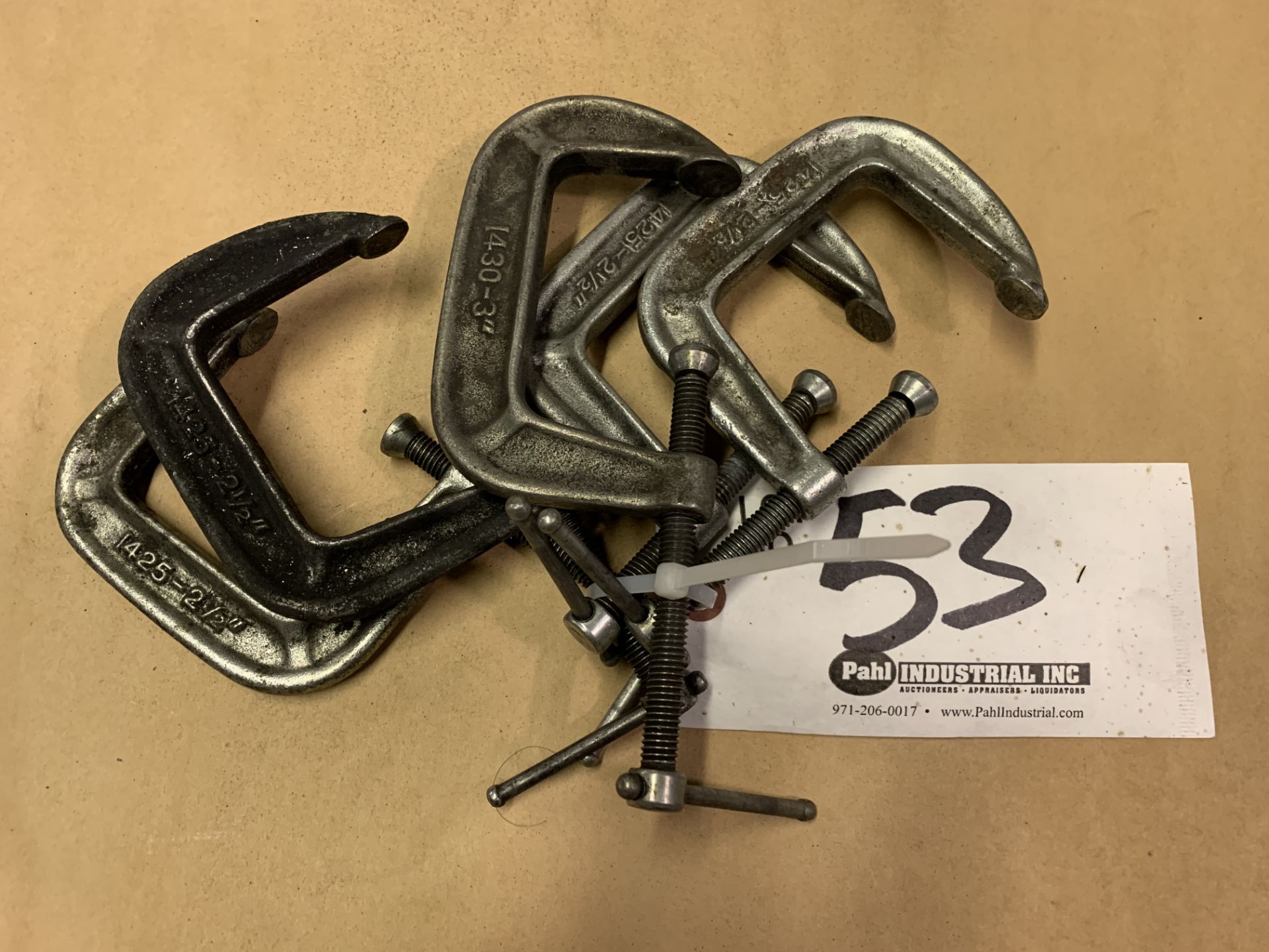 Set of 5 C-Clamps