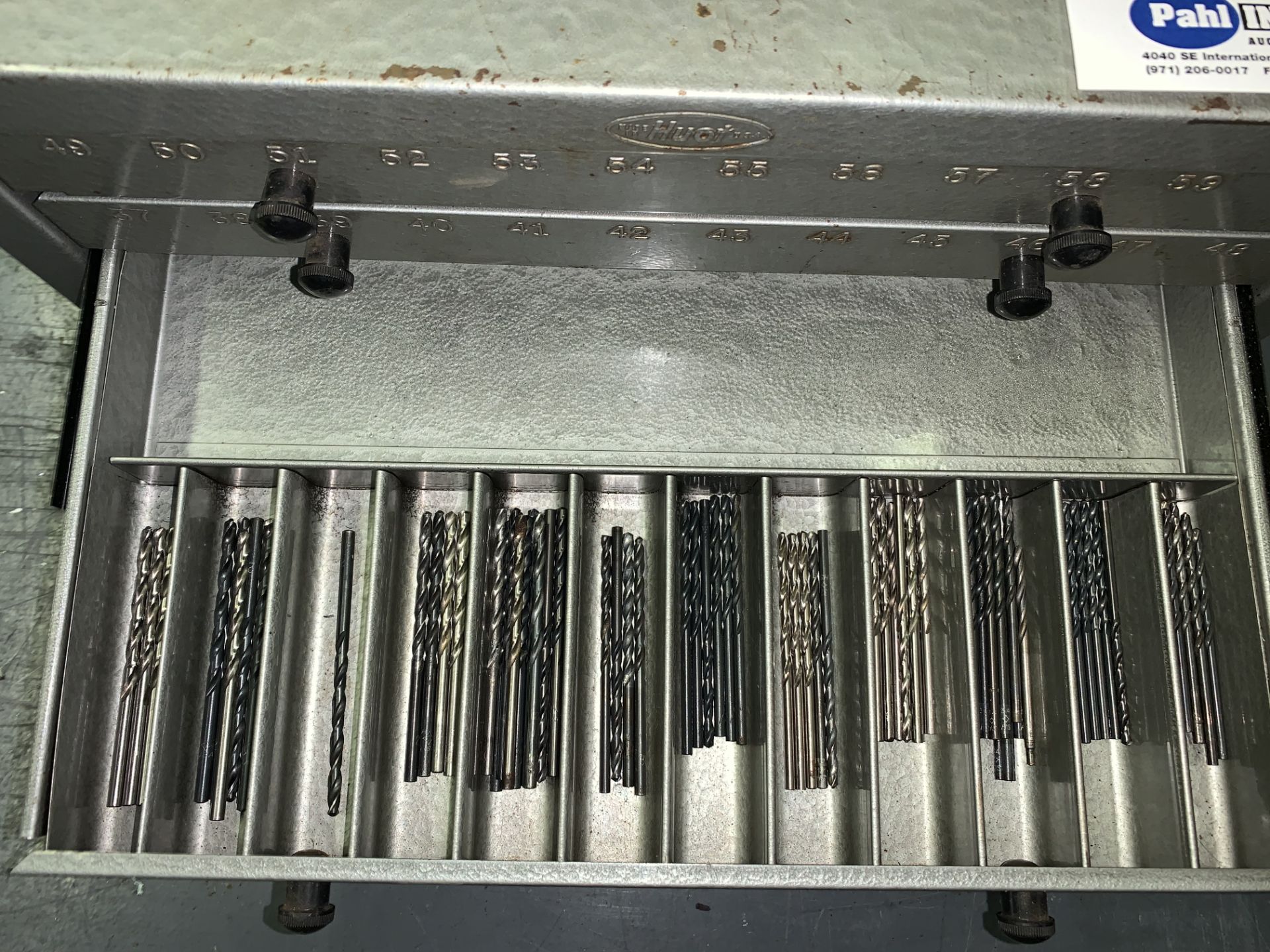 Huot 5-Drawer Drill Bit Index Set No. 1-60 - Image 4 of 6