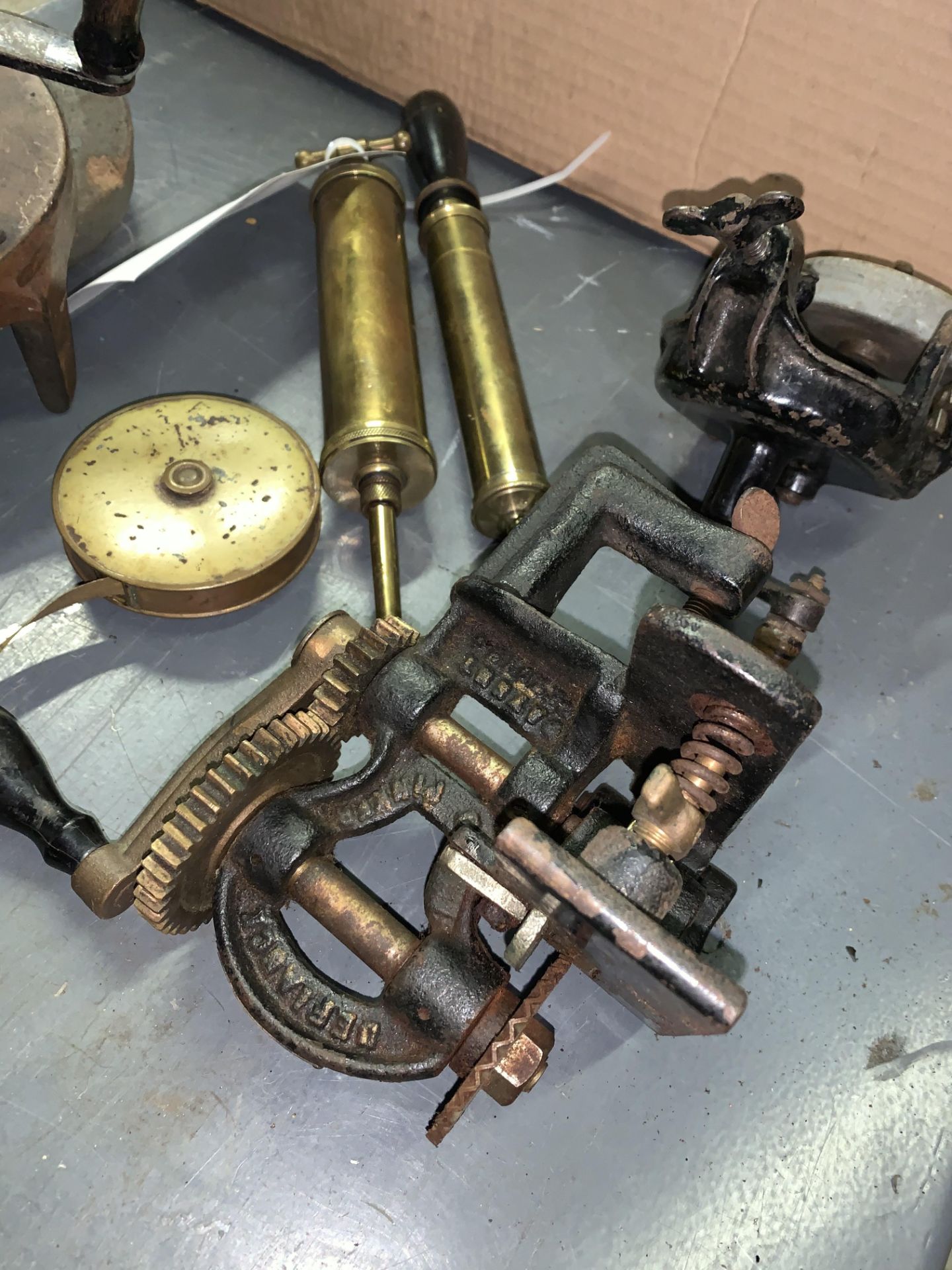 Vintage Hand Tools, Brass hand Pumps - Image 5 of 5