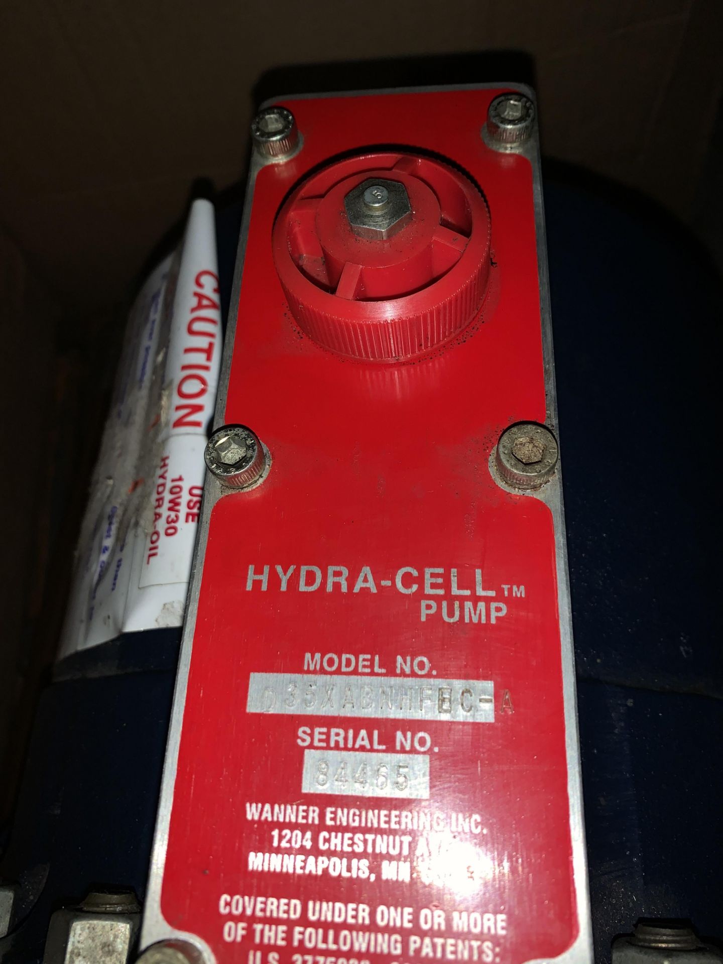 Hydra-Cell High Pressure Water Pump New In Box. - Image 3 of 7
