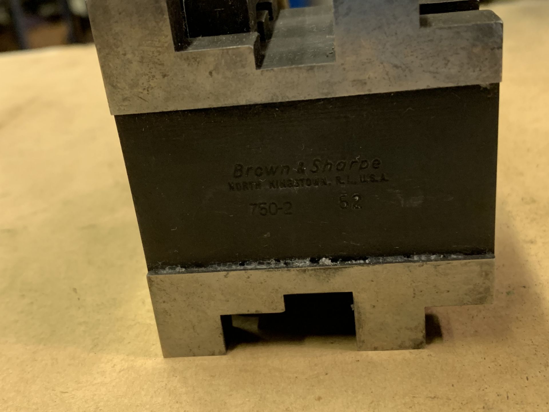 Brown and Sharpe Precision V-Block with Clamp, Model 750-2 - Image 2 of 3