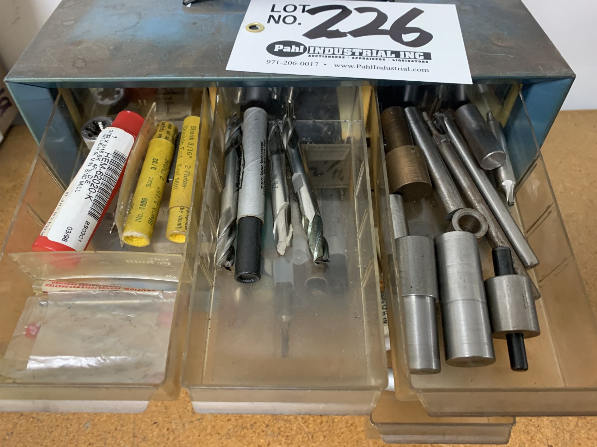 Large Assortment Precision End Mills Mostly New - Image 2 of 6