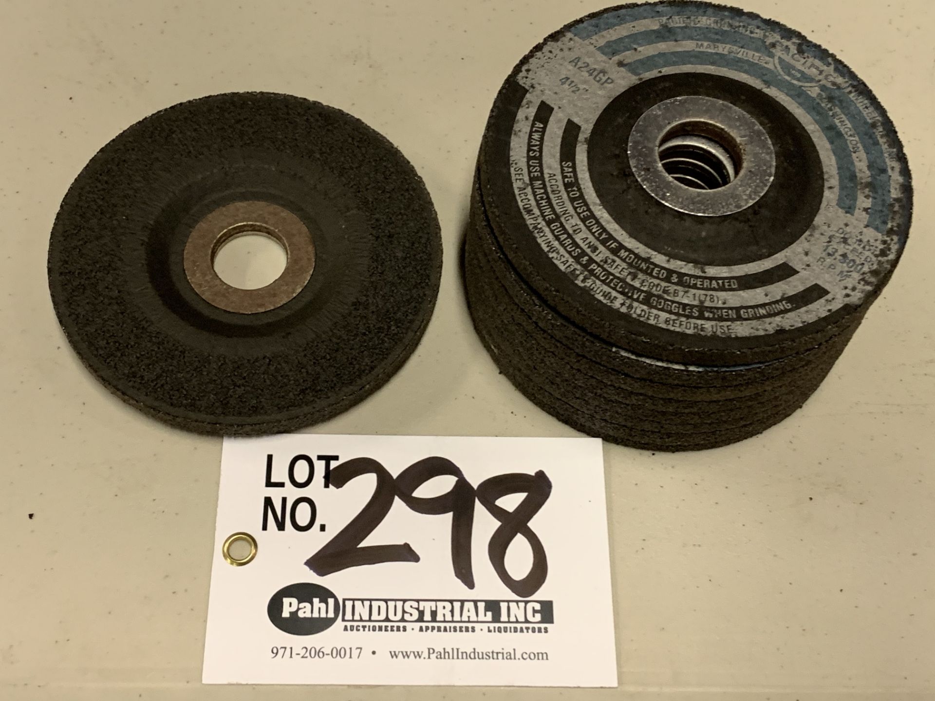 (9) New Pacific 4 1/2" Grinding Wheels A24GP
