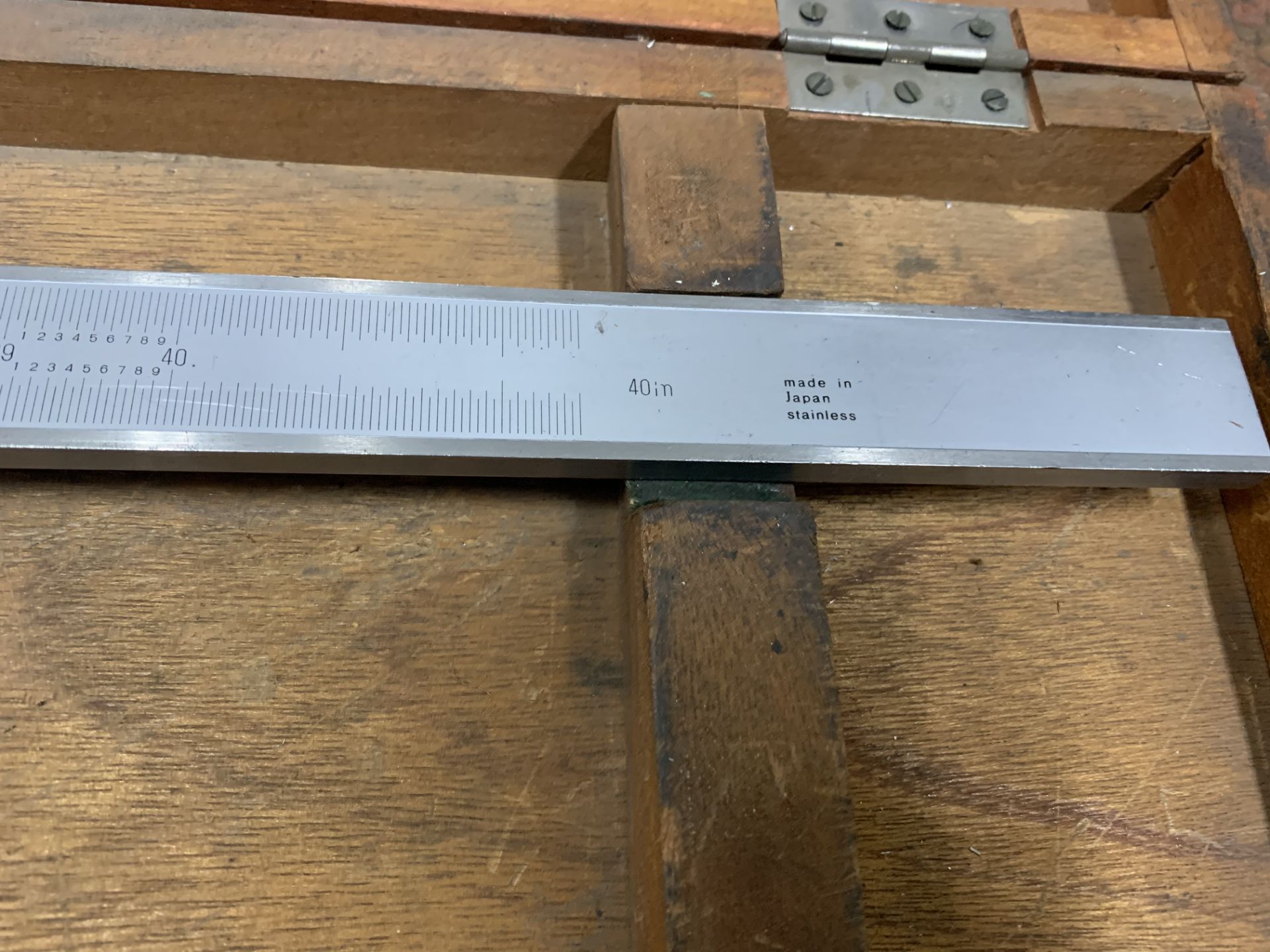 Mitutoyo 40" Manual Vernier Calipers with original box - Image 3 of 3