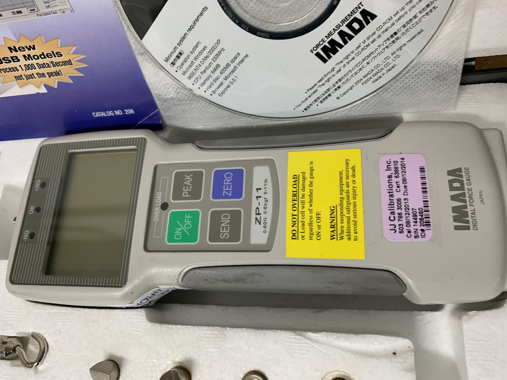 New Imada Push-Pull Scale and Digital Force Gauge - Image 2 of 2