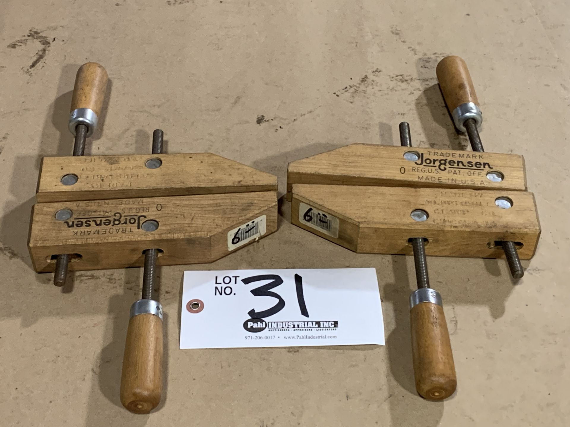 Set of Jorgensen 6" Adjustable Wood Clamps