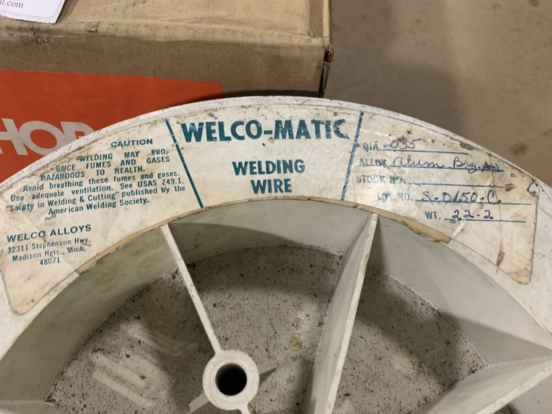 Welco-Matic Welding Wire Aluminum Alloy, .035" Size - Image 2 of 2